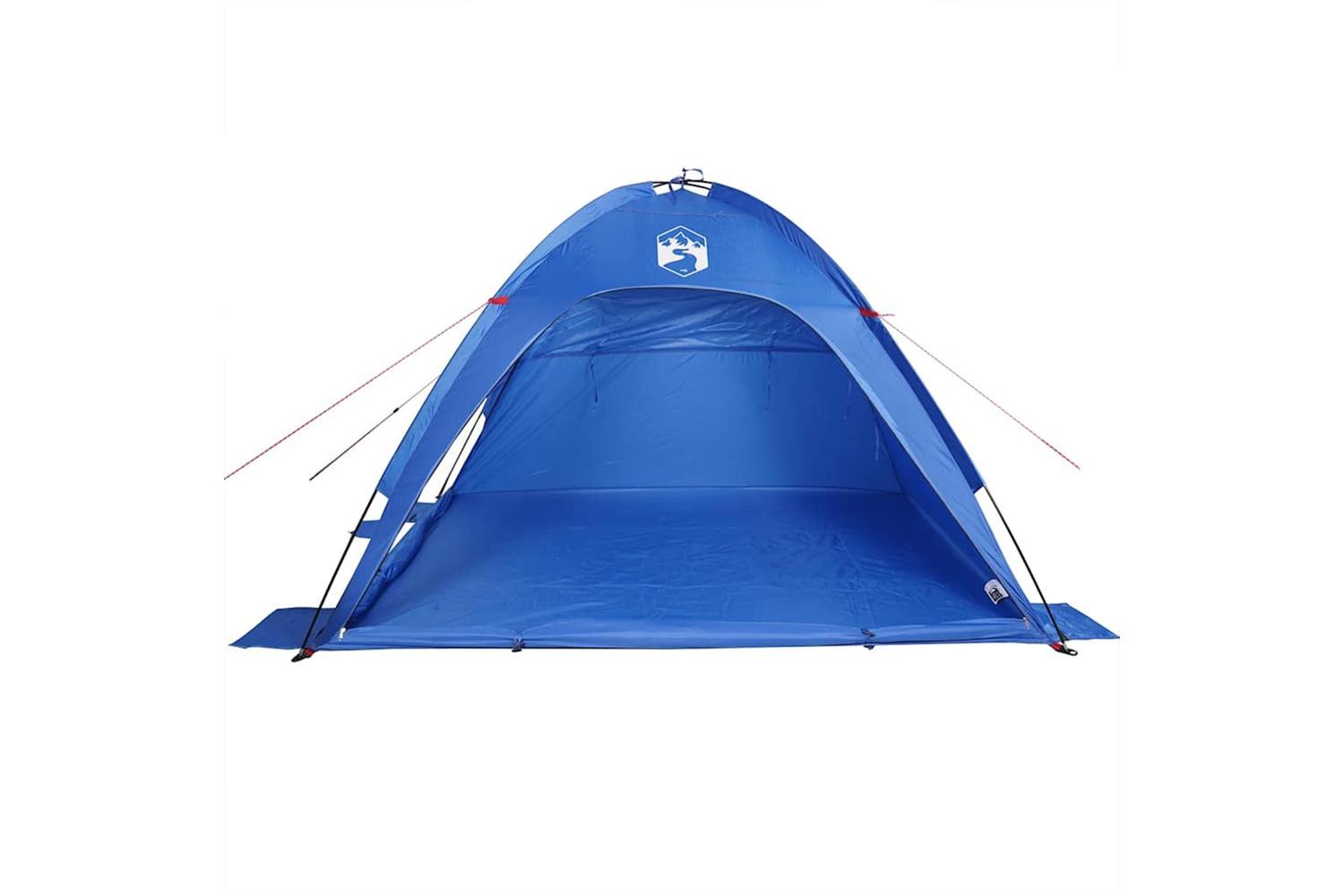 Vidaxl Beach Tent Azure Blue Waterproof-6