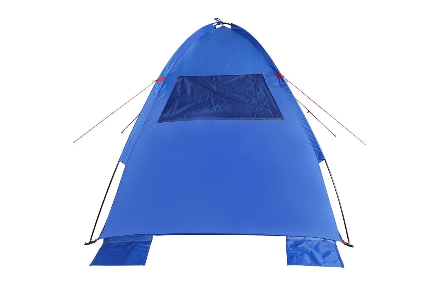 Vidaxl Beach Tent Azure Blue Waterproof-8