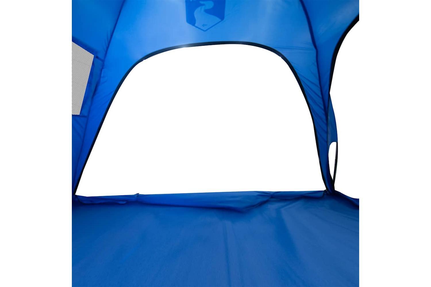 Vidaxl Beach Tent Azure Blue Waterproof-10