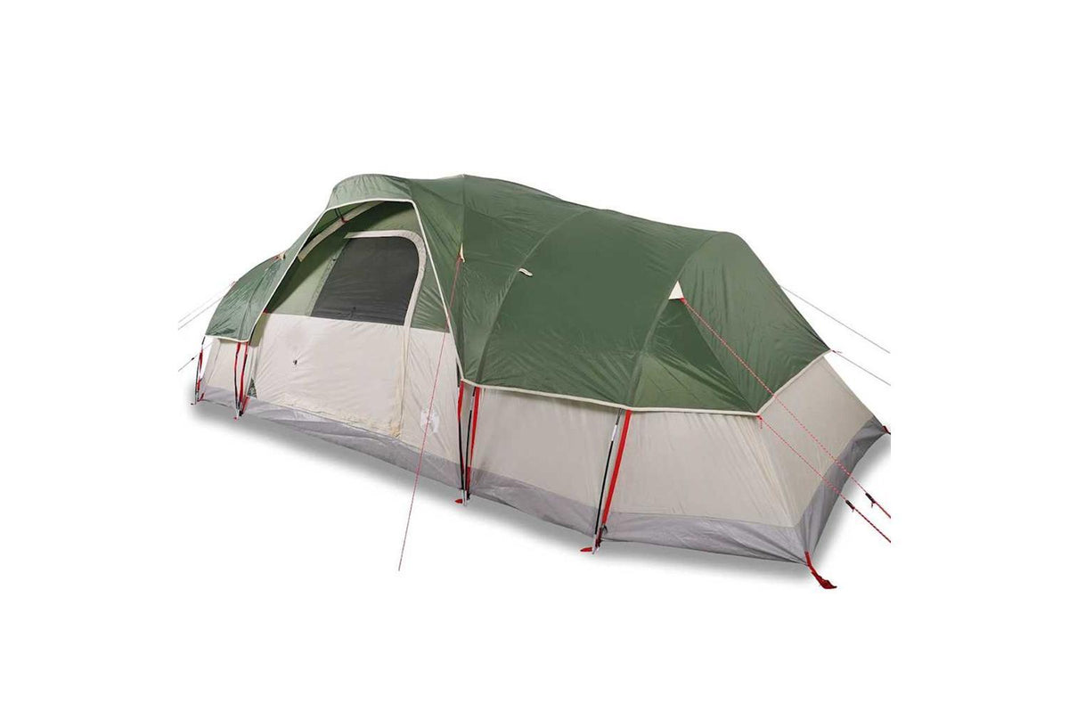 Vidaxl Family Tent Dome 11-person Green Waterproof