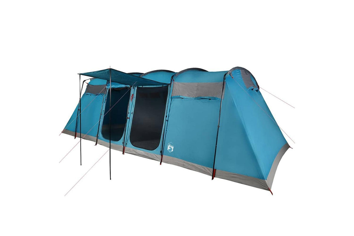 Vidaxl Family Tent Tunnel 8-person Blue Waterproof-2