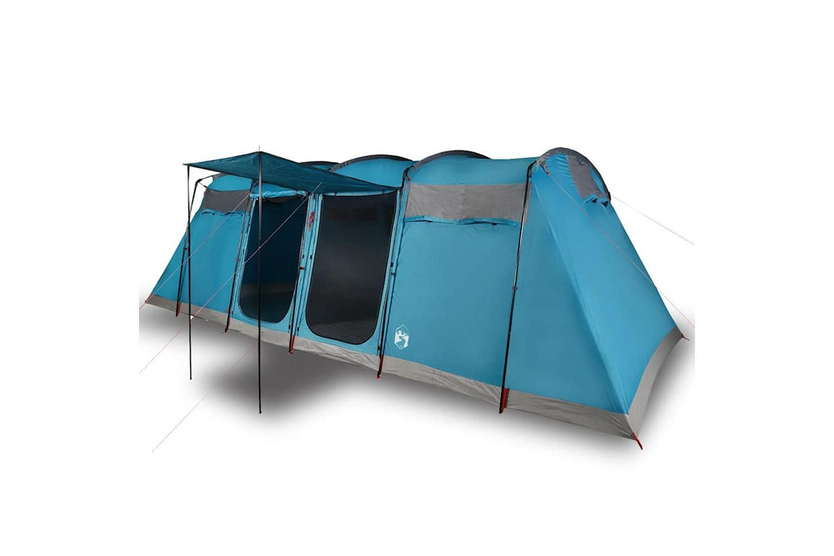 Vidaxl Family Tent Tunnel 8-person Blue Waterproof-4