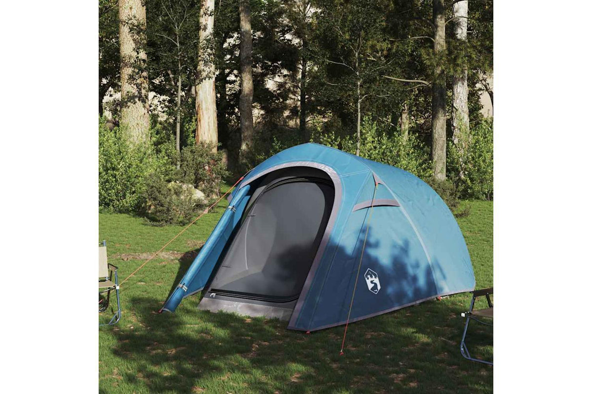 Vidaxl Camping Tent Tunnel 3-person Blue Waterproof-3