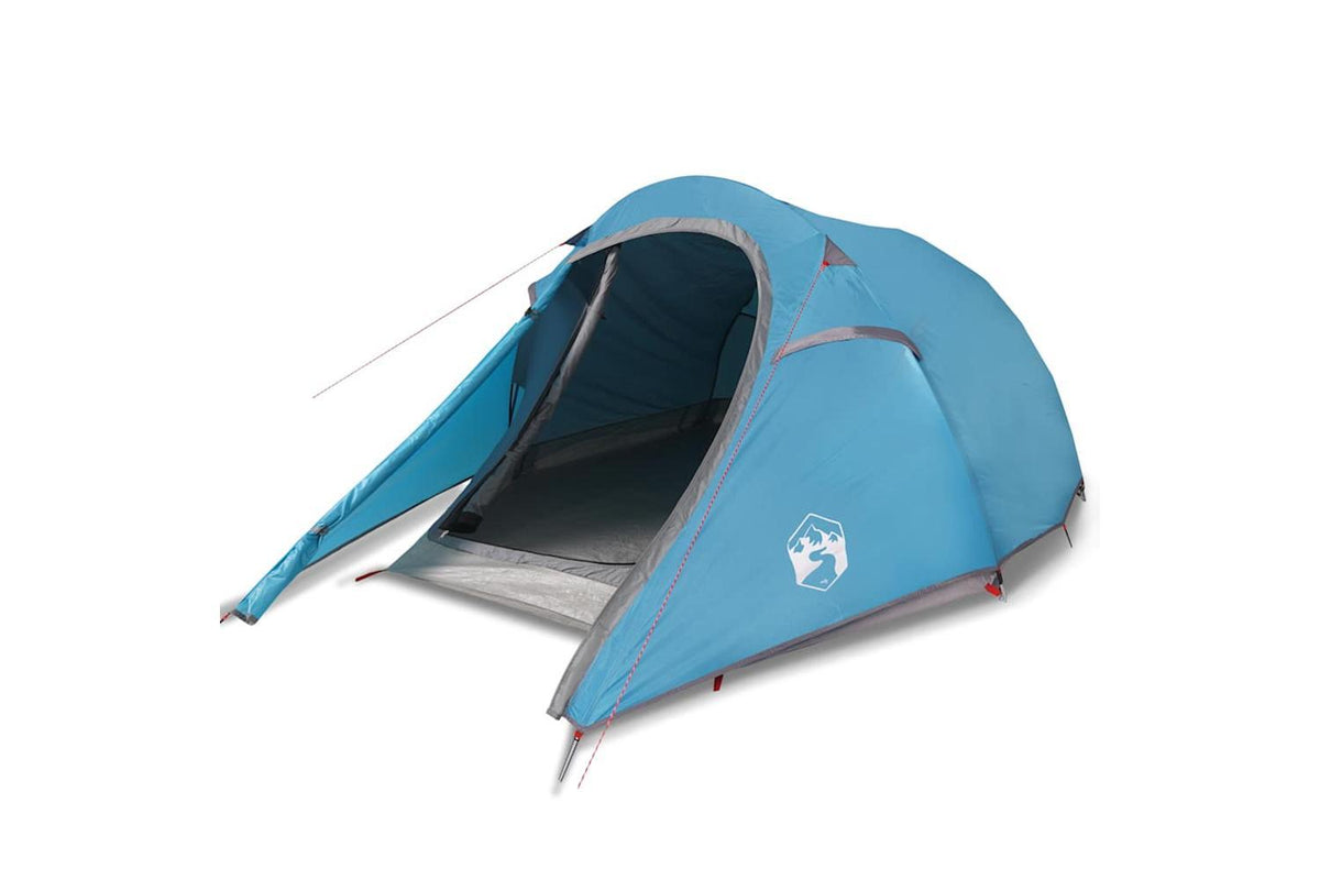 Vidaxl Camping Tent Tunnel 3-person Blue Waterproof-4