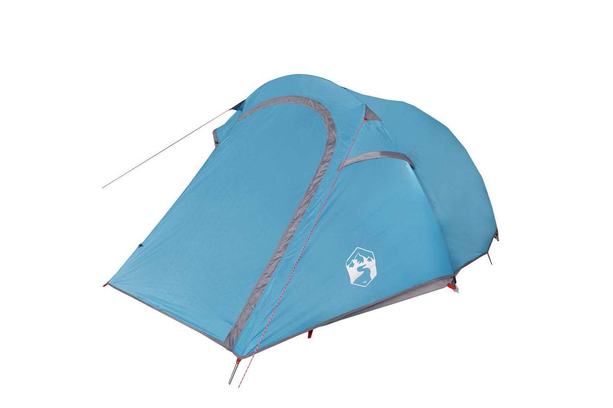 Vidaxl Camping Tent Tunnel 3-person Blue Waterproof-5