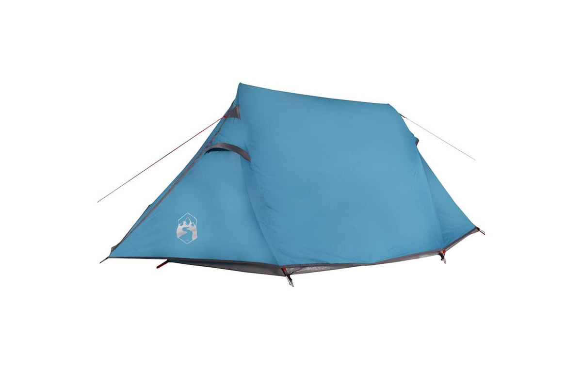 Vidaxl Camping Tent Tunnel 3-person Blue Waterproof-9