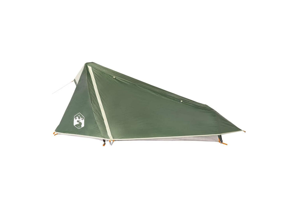 Vidaxl Camping Tent Tunnel 1-person Green Waterproof-6