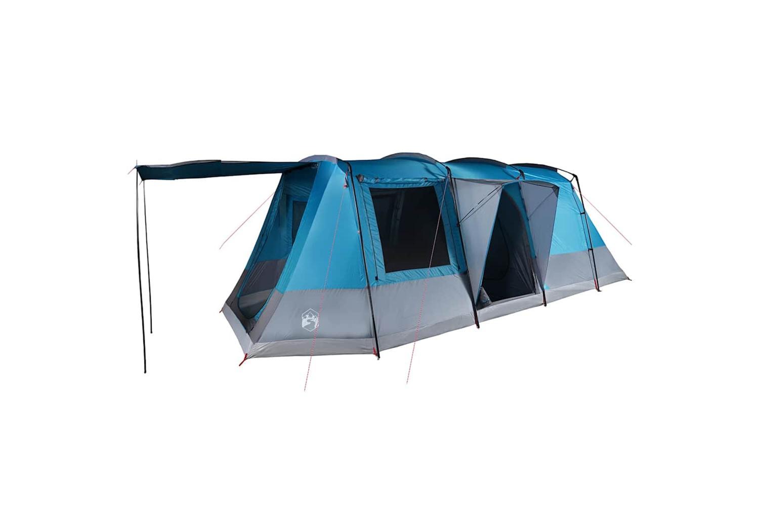 Vidaxl Camping Tent Tunnel 4-person Blue Waterproof-2