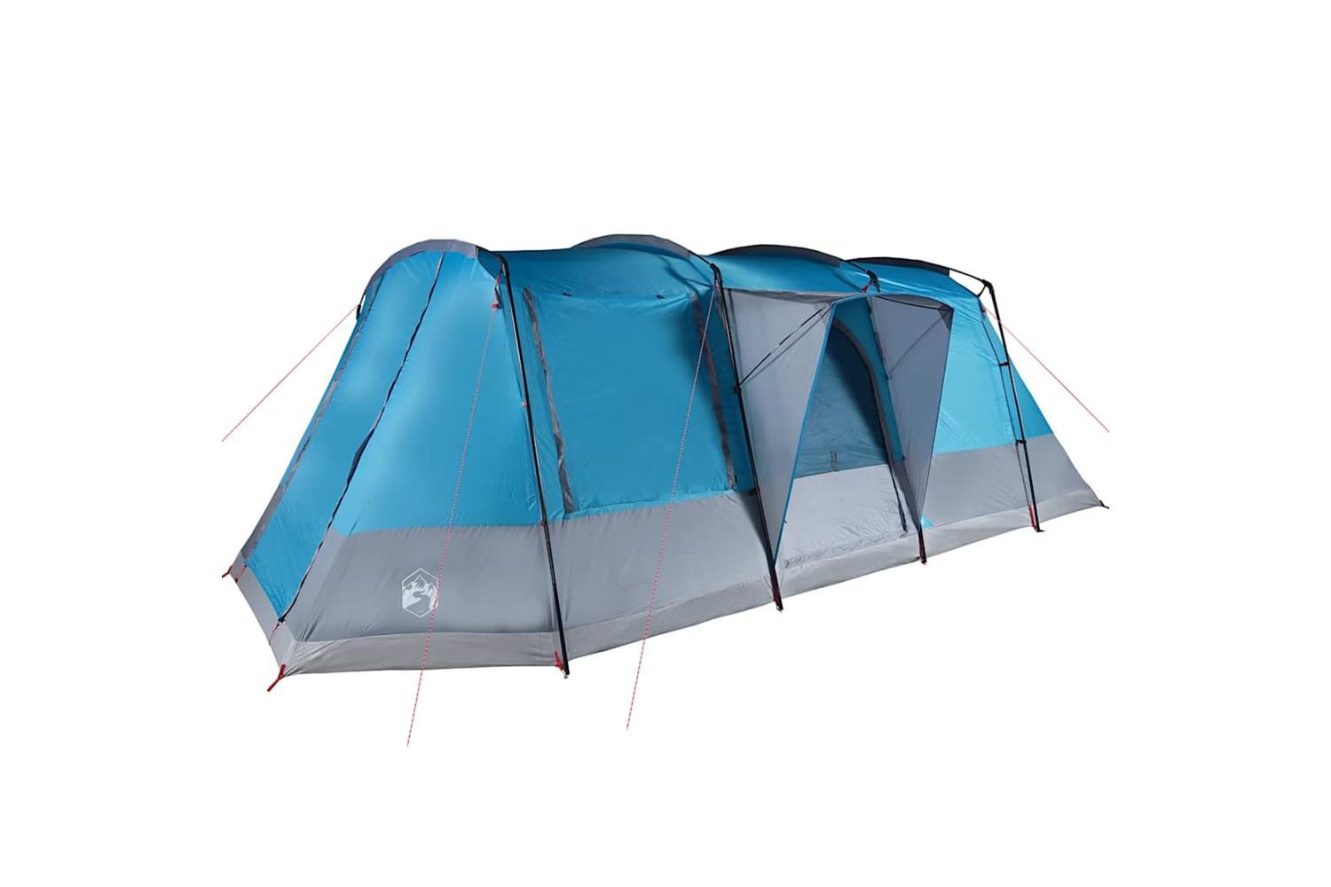 Vidaxl Camping Tent Tunnel 4-person Blue Waterproof-5