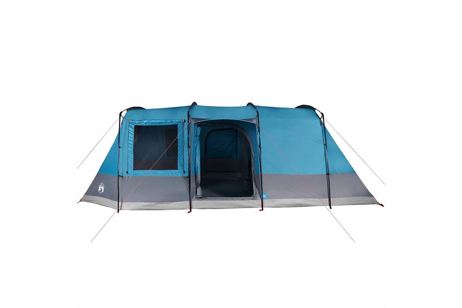 Vidaxl Camping Tent Tunnel 4-person Blue Waterproof-6