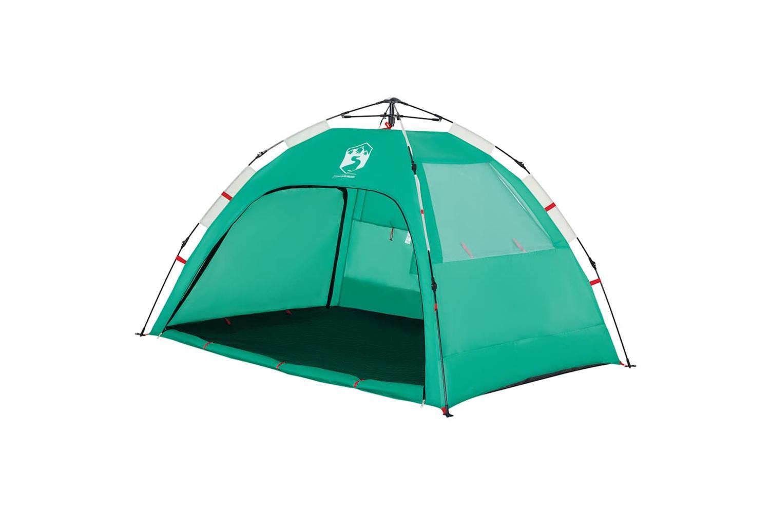 Vidaxl Beach Tent 2-person Sea Green Quick Release Waterproof-4
