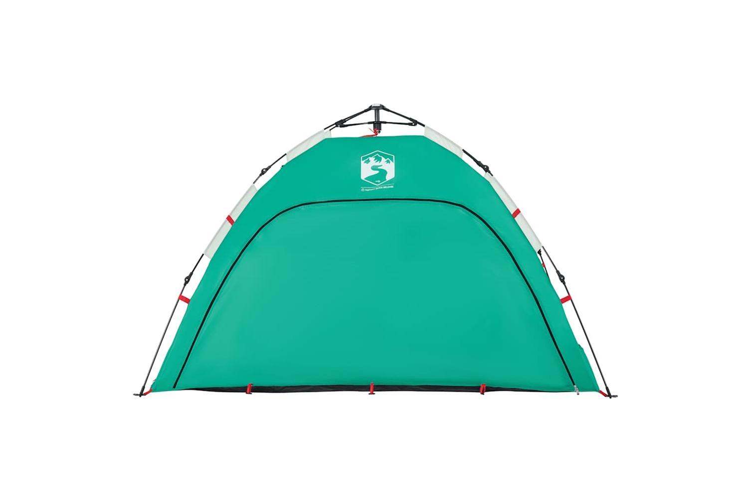 Vidaxl Beach Tent 2-person Sea Green Quick Release Waterproof-6