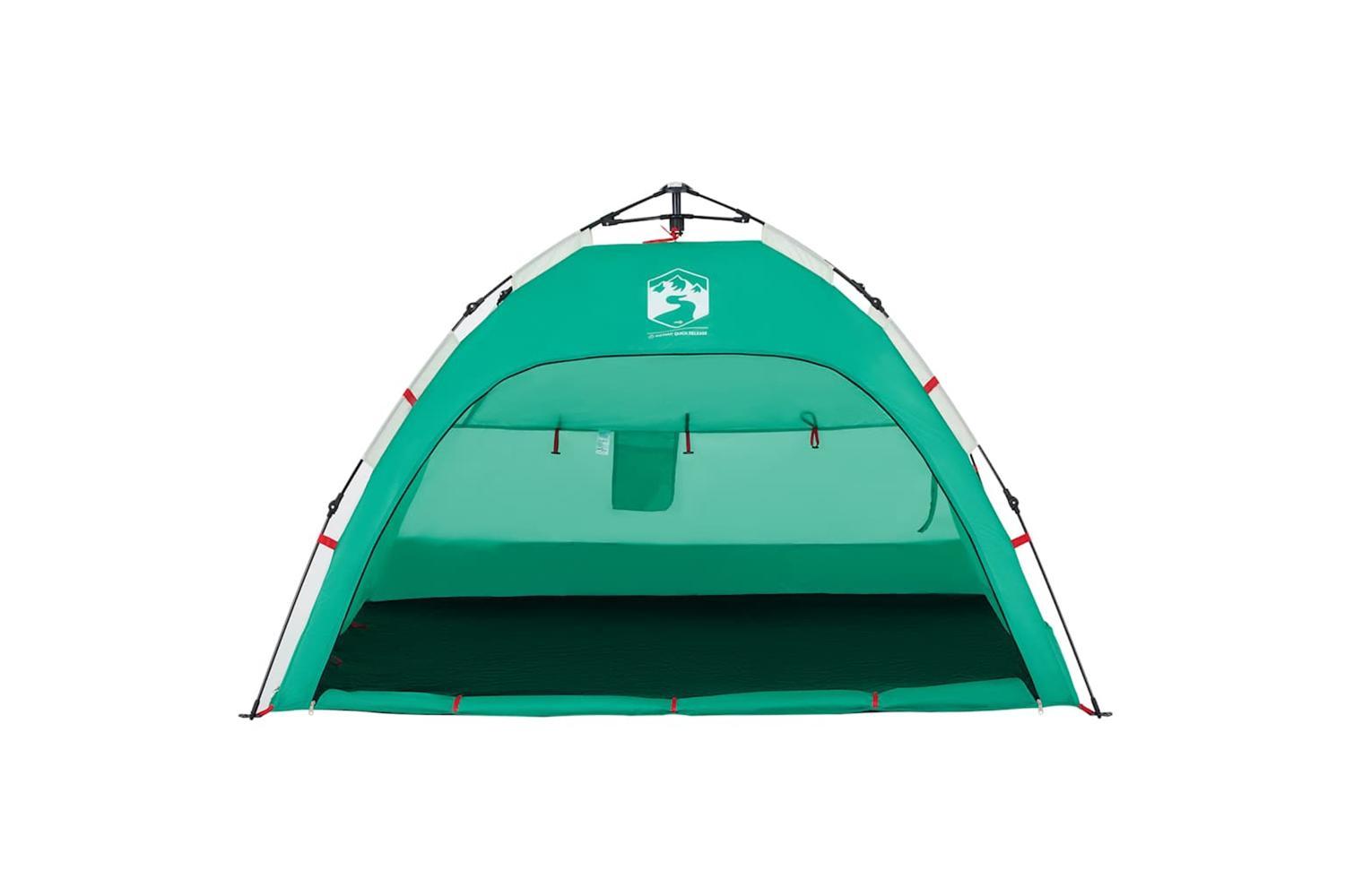 Vidaxl Beach Tent 2-person Sea Green Quick Release Waterproof-7