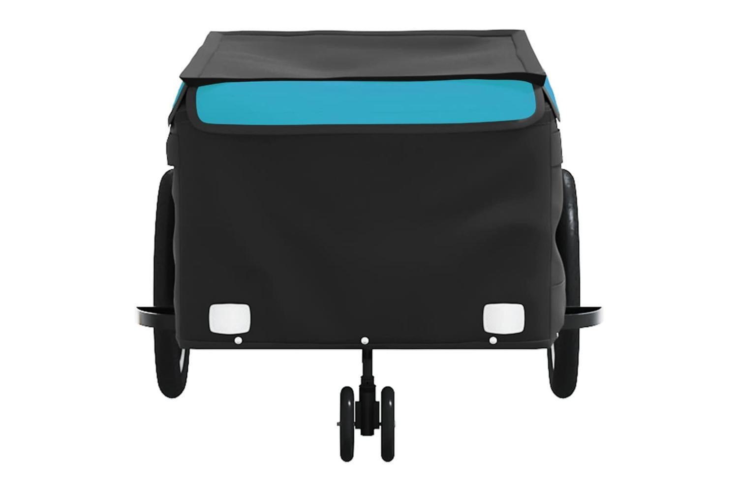 Vidaxl Bike Trailer Black And Blue 45 Kg Iron-5