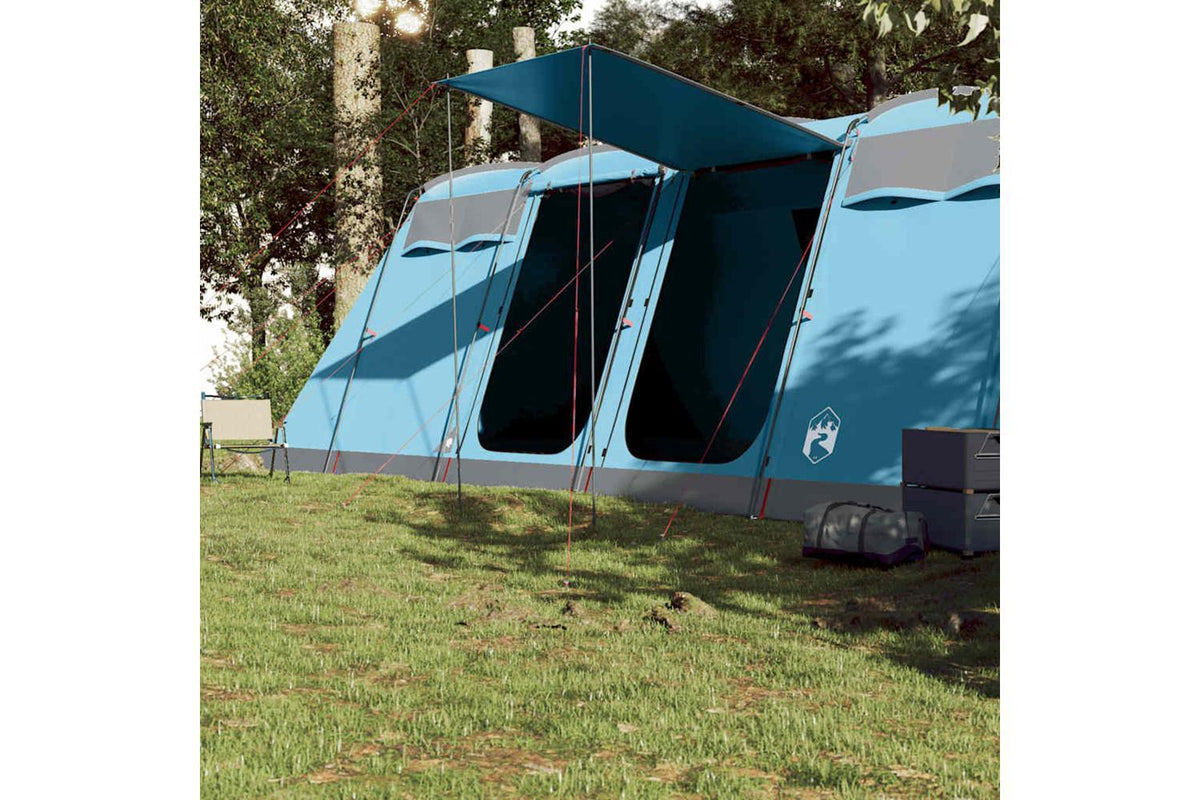 Vidaxl Family Tent Tunnel 10-person Blue Waterproof-3
