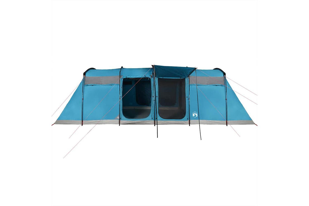 Vidaxl Family Tent Tunnel 10-person Blue Waterproof-6