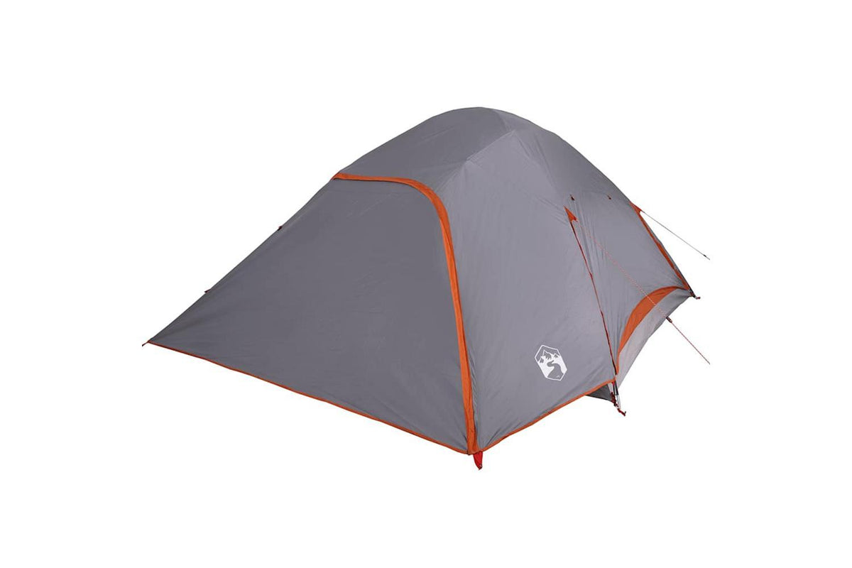 Vidaxl Family Tent Dome 6-person Grey Waterproof-4