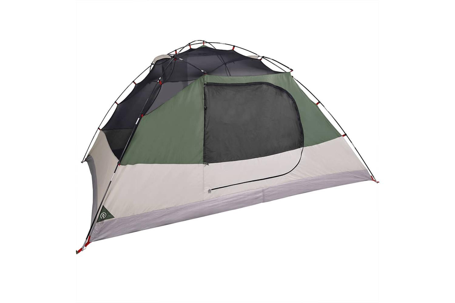 Vidaxl Camping Tent Dome 4-person Green Waterproof-8