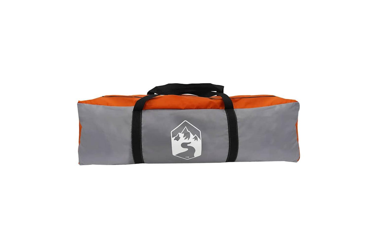 Vidaxl Camping Tent Dome 1-person Grey And Orange Waterproof-10