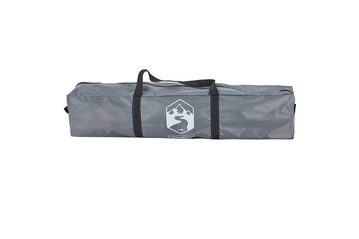 Vidaxl Camping Tent 4-person Grey And Orange Quick Release-10