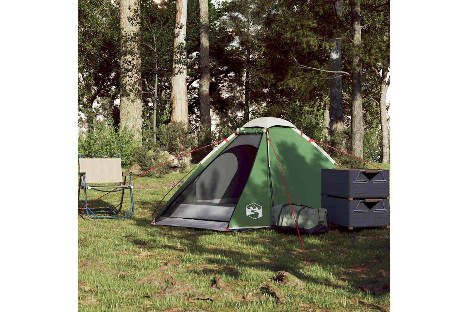 Vidaxl Camping Tent Dome 2-person Green Waterproof-4