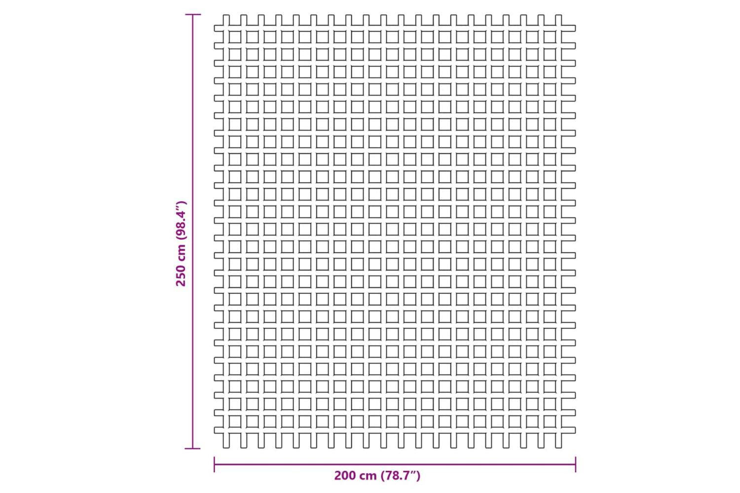 Vidaxl Tent Carpet Anthracite 2.5x2 M-7
