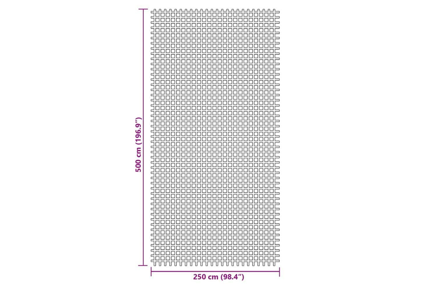 Vidaxl Tent Carpet Green 5x2.5 M-7