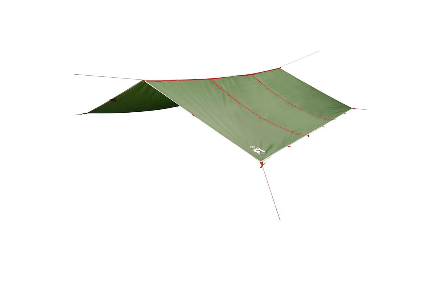 Vidaxl Camping Tarp Green 420x440 Cm Waterproof
