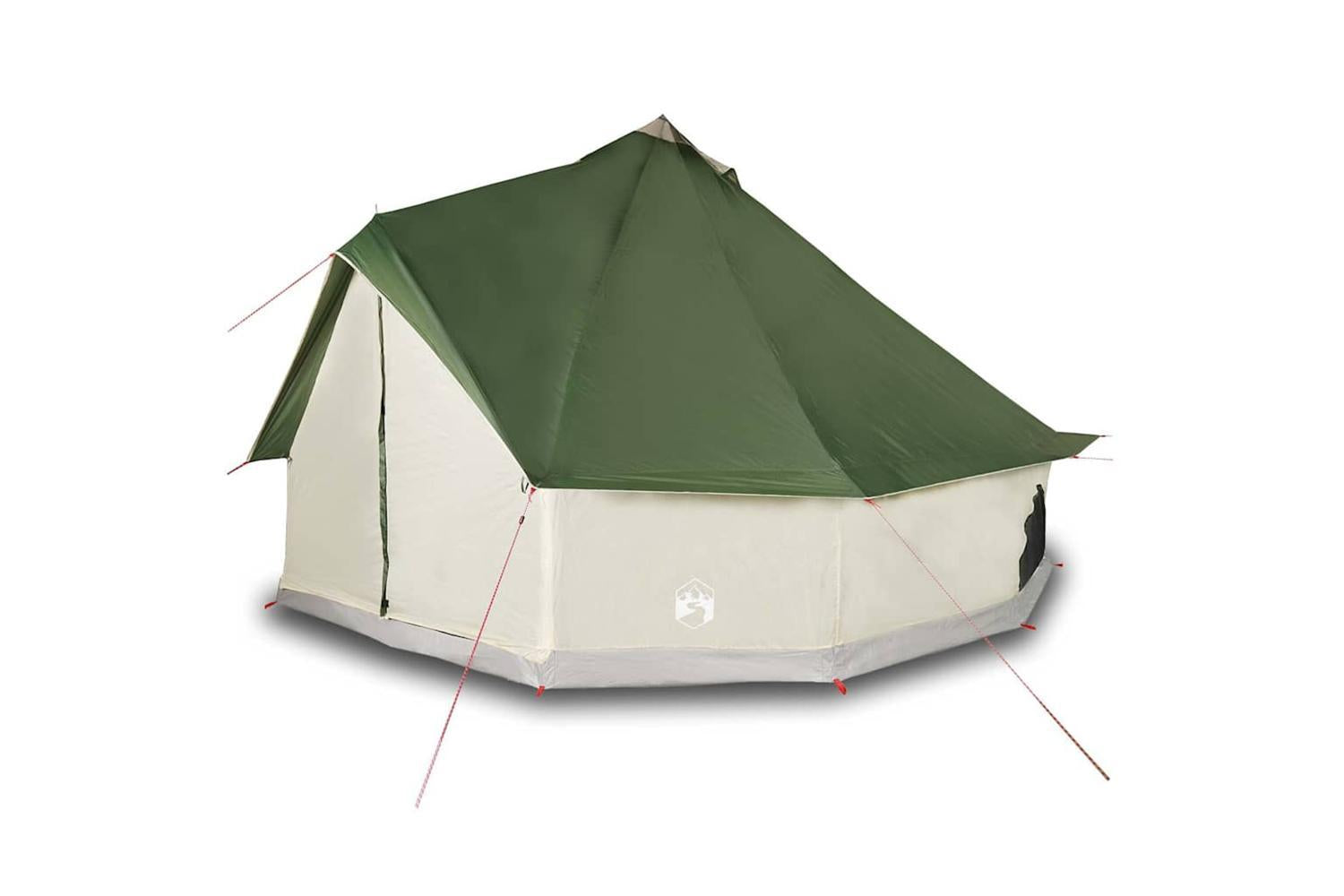 Vidaxl Family Tent Tipi 12-person Green Waterproof-4