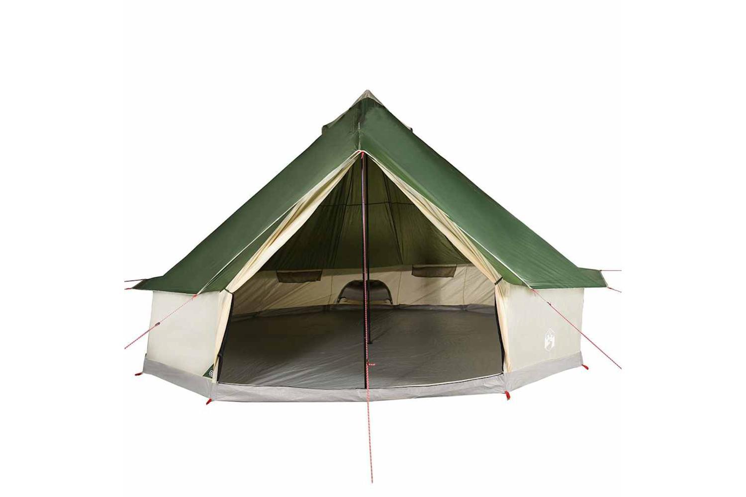 Vidaxl Family Tent Tipi 12-person Green Waterproof-6