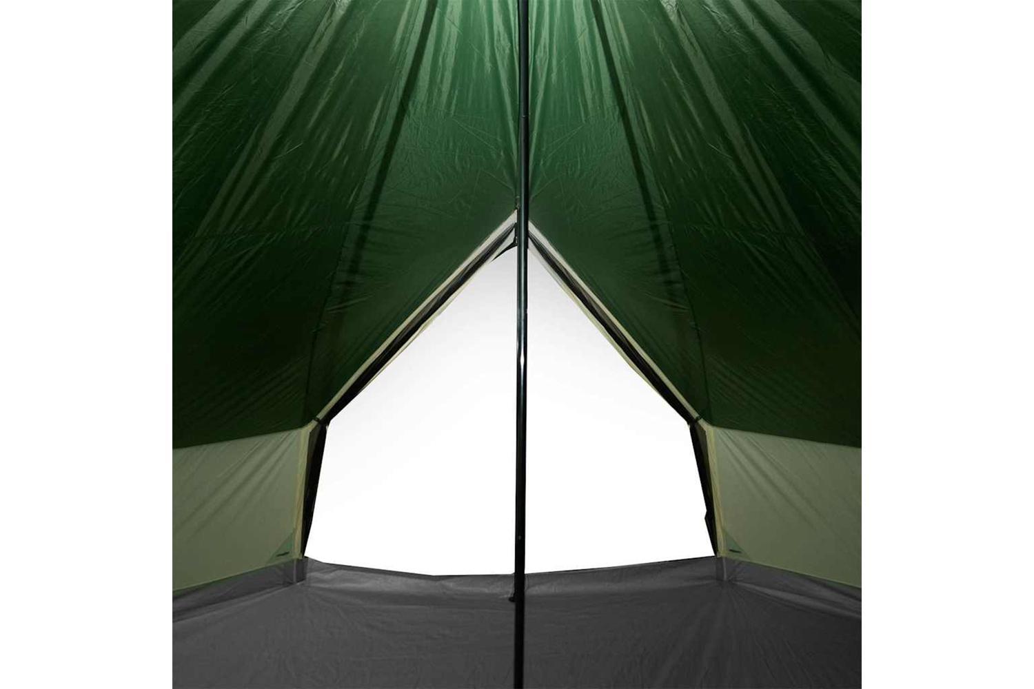 Vidaxl Family Tent Tipi 12-person Green Waterproof-9