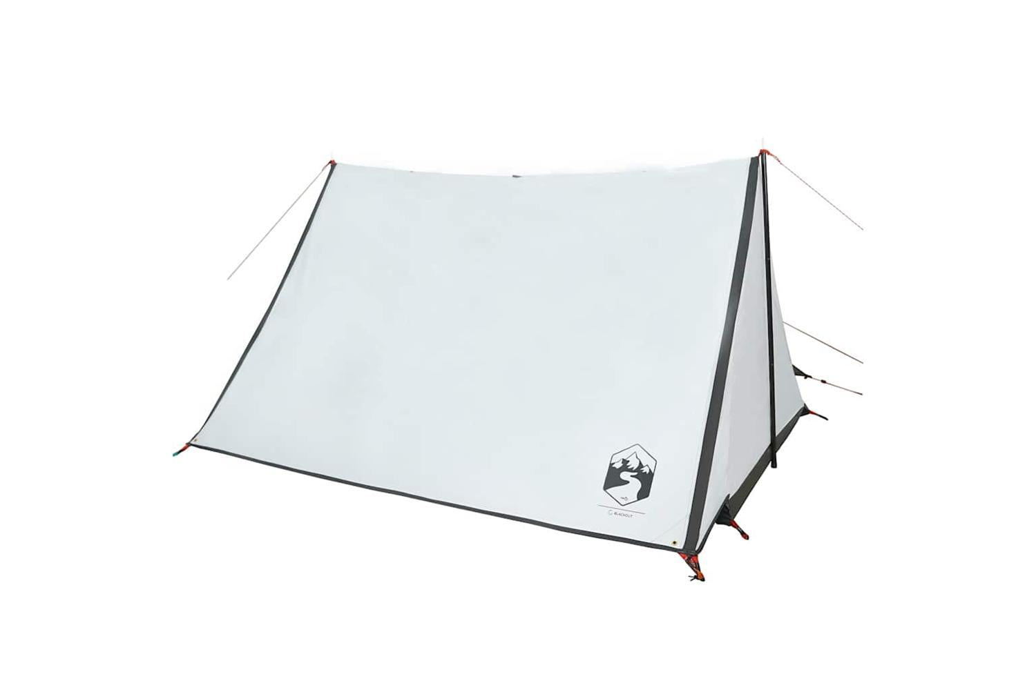 Vidaxl Camping Tent 2-person White Blackout Fabric Waterproof-4
