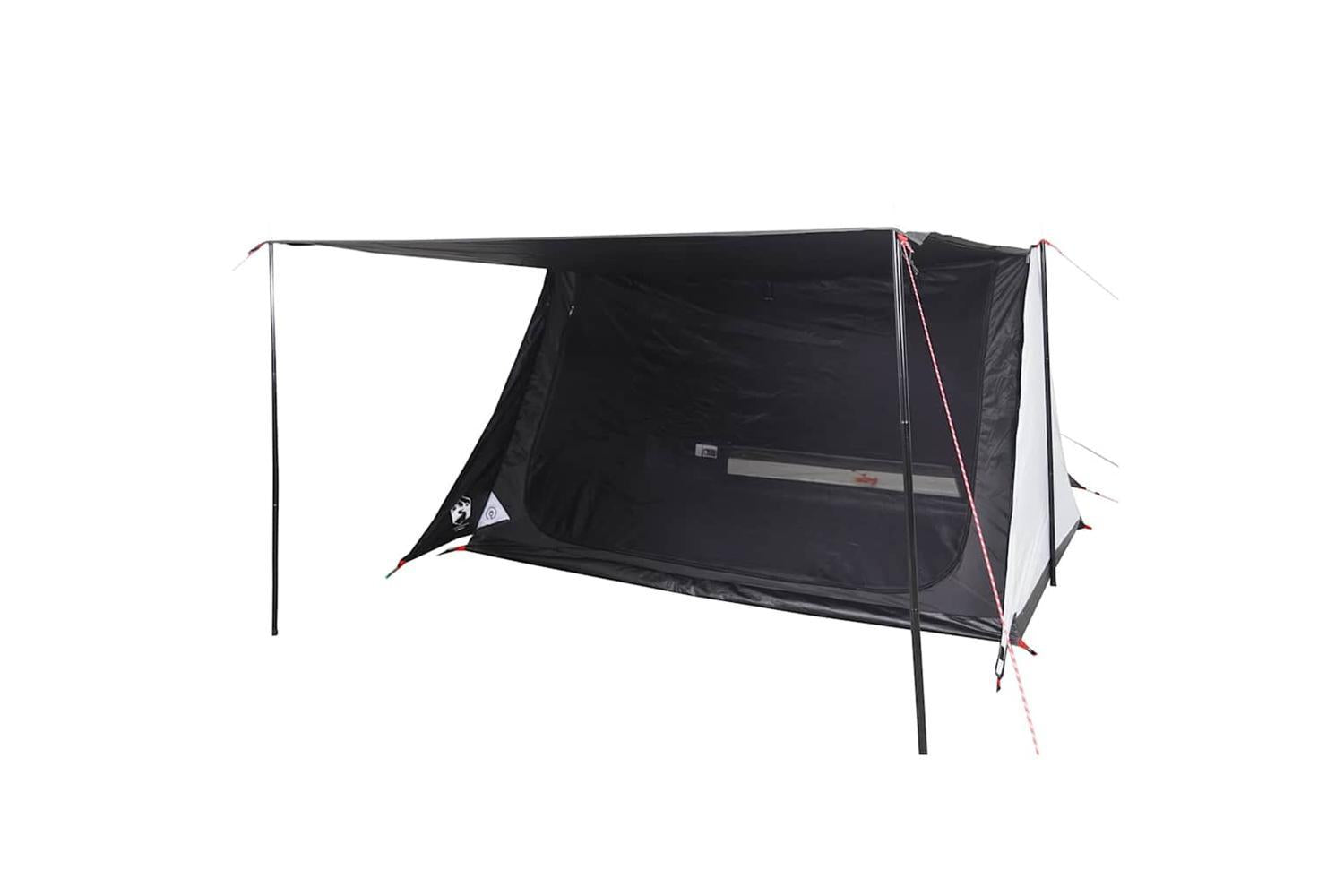 Vidaxl Camping Tent 2-person White Blackout Fabric Waterproof-8