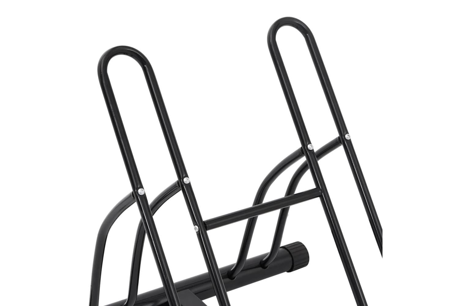 Vidaxl Bicycle Stand For 2 Bikes Floor Freestanding Steel-6