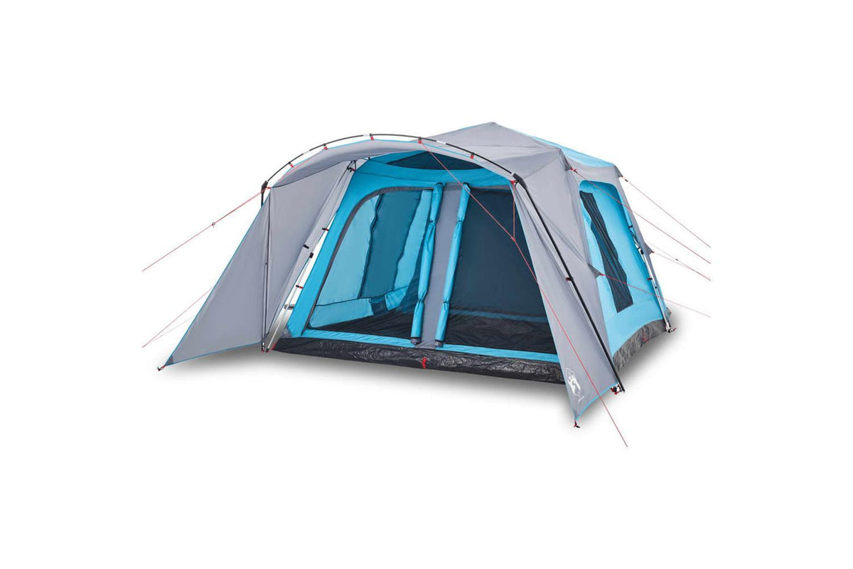Vidaxl Family Tent With Porch 9-person Blue Quick Release-2