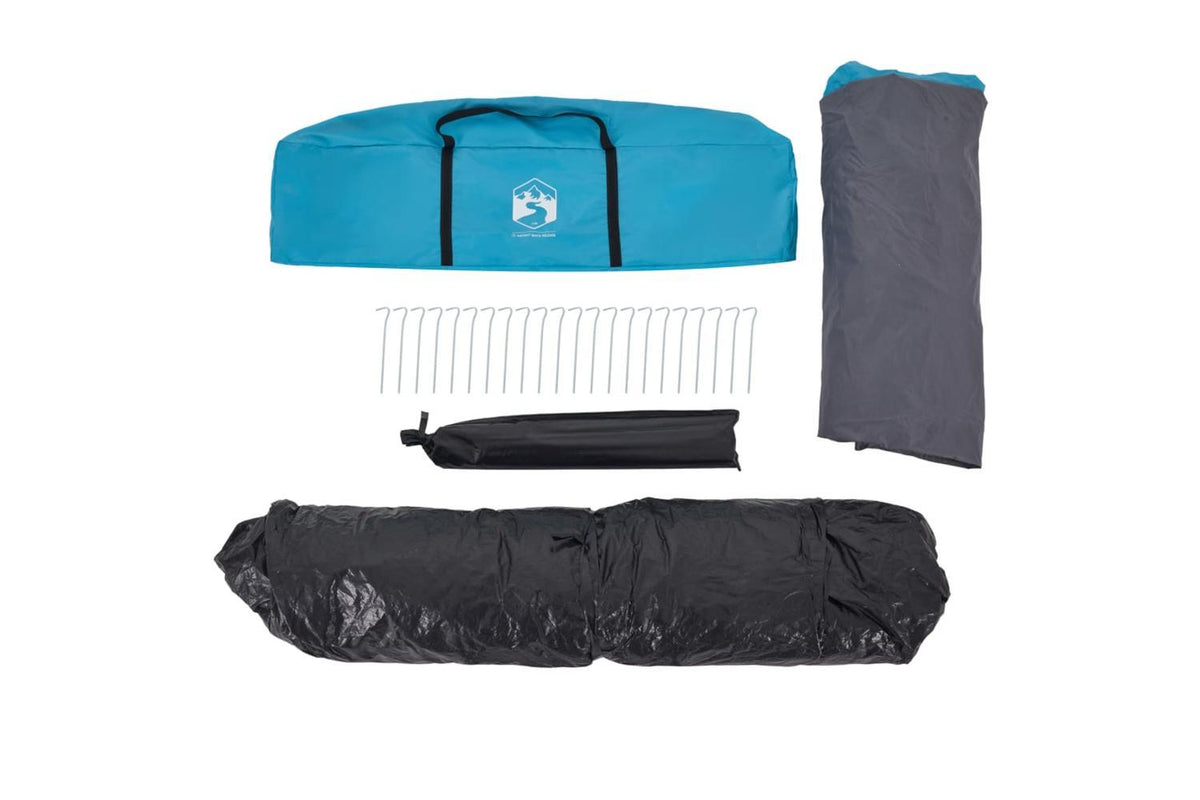 Vidaxl Family Tent With Porch 9-person Blue Quick Release-10