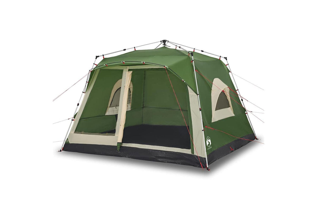 Vidaxl Family Tent Cabin 7-person Green Quick Release-2