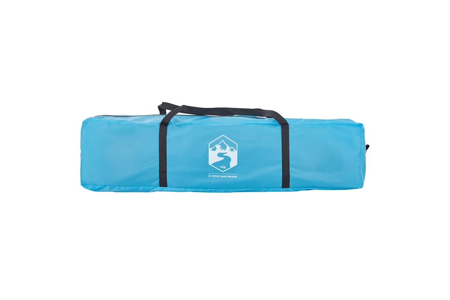 Vidaxl Camping Tent Dome 4-person Blue Quick Release-10