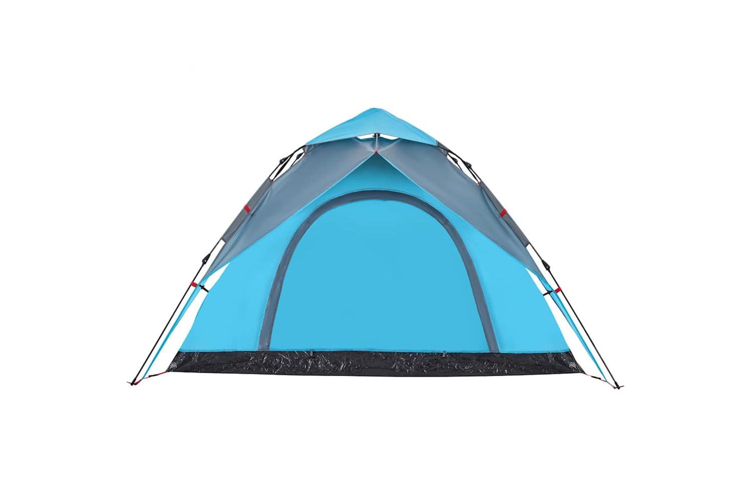 Vidaxl Camping Tent Dome 5-person Blue Quick Release-7