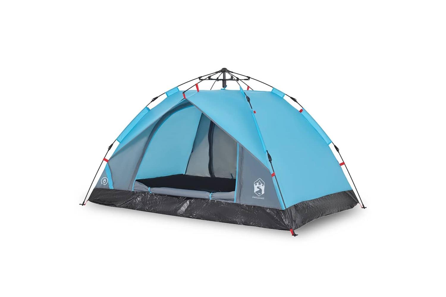 Vidaxl Camping Tent Dome 2-person Blue Quick Release