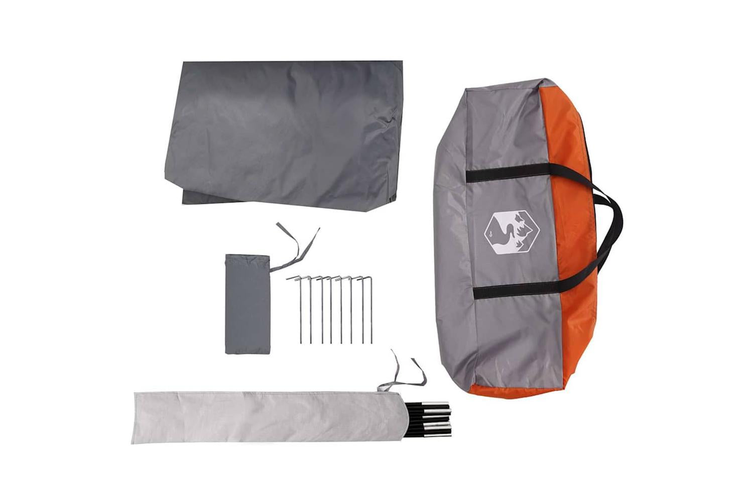 Vidaxl Camping Tarp Orange 430x380x210 Cm Waterproof-8