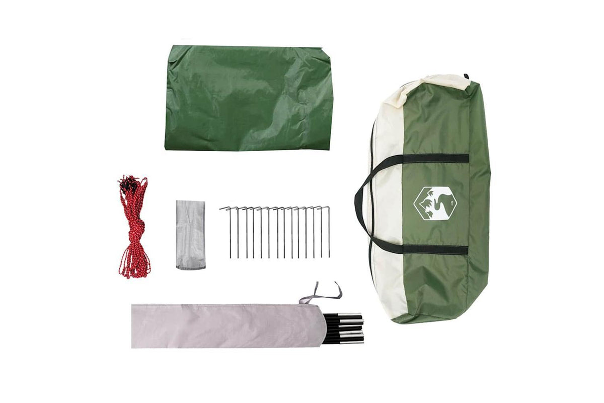 Vidaxl Camping Tarp Green 460x305x210 Cm Waterproof-7