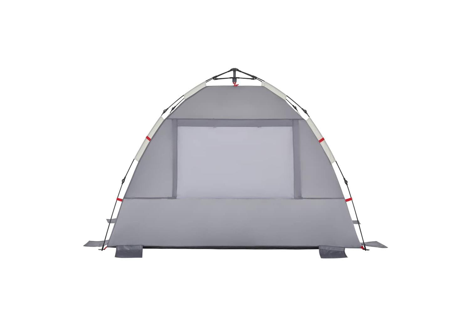 Vidaxl Beach Tent 2-person Grey Quick Release Waterproof-8