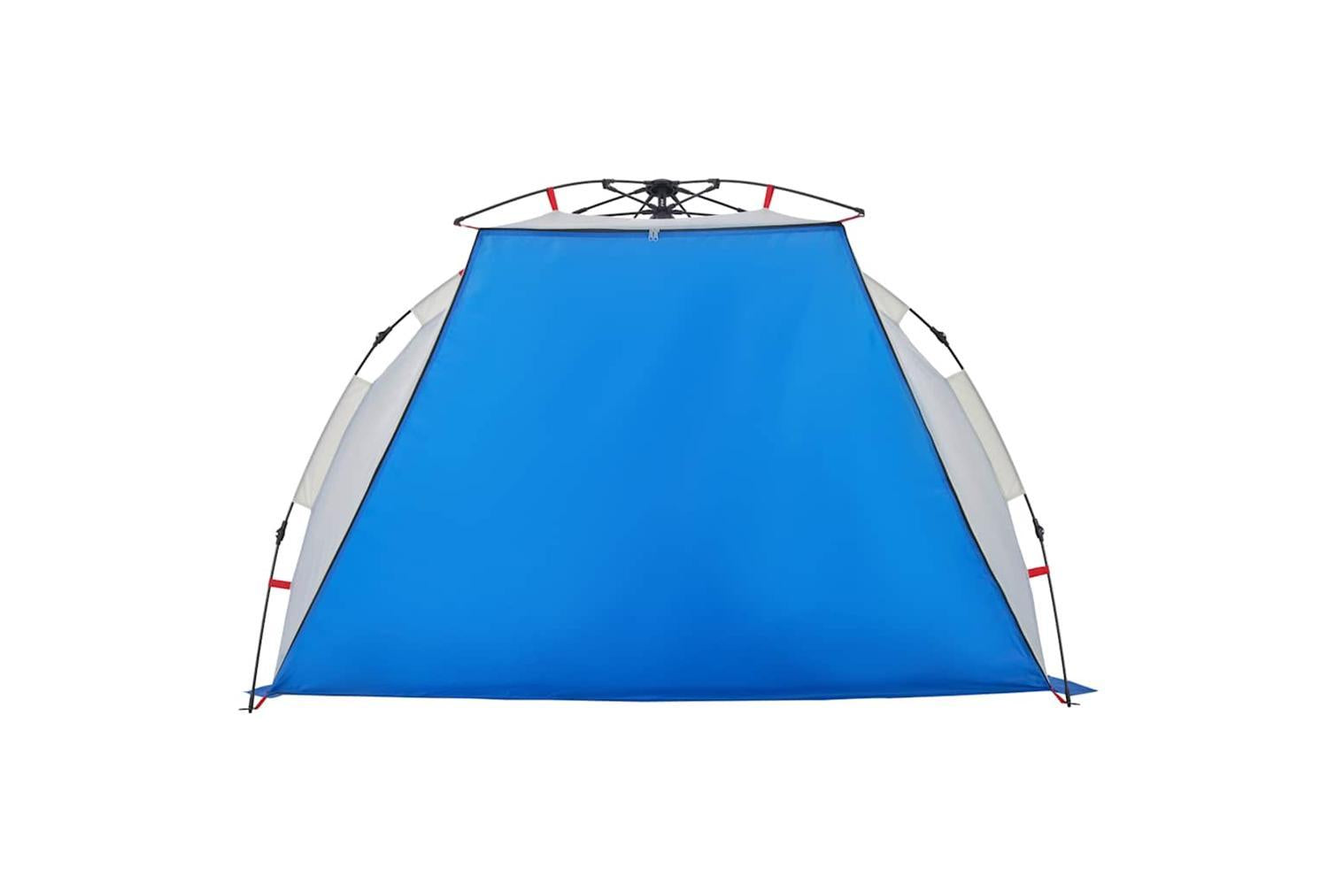 Vidaxl Beach Tent 2-person Azure Blue Quick Release Waterproof-6
