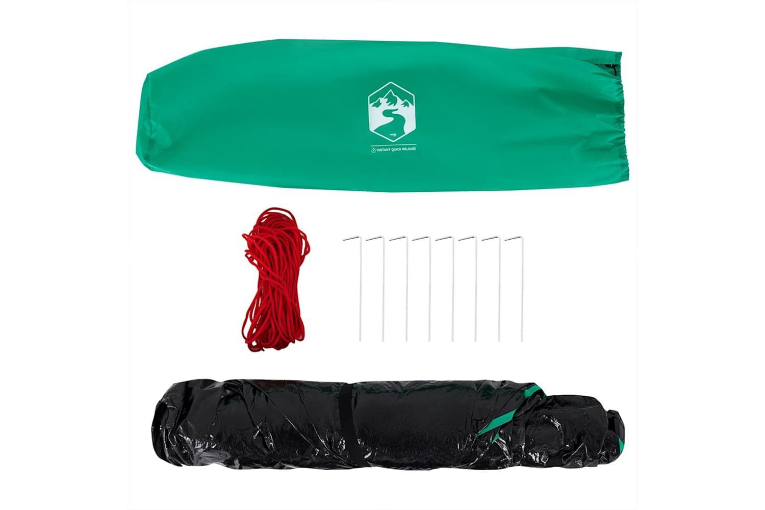 Vidaxl Beach Tent 3-person Sea Green Quick Release Waterproof-10