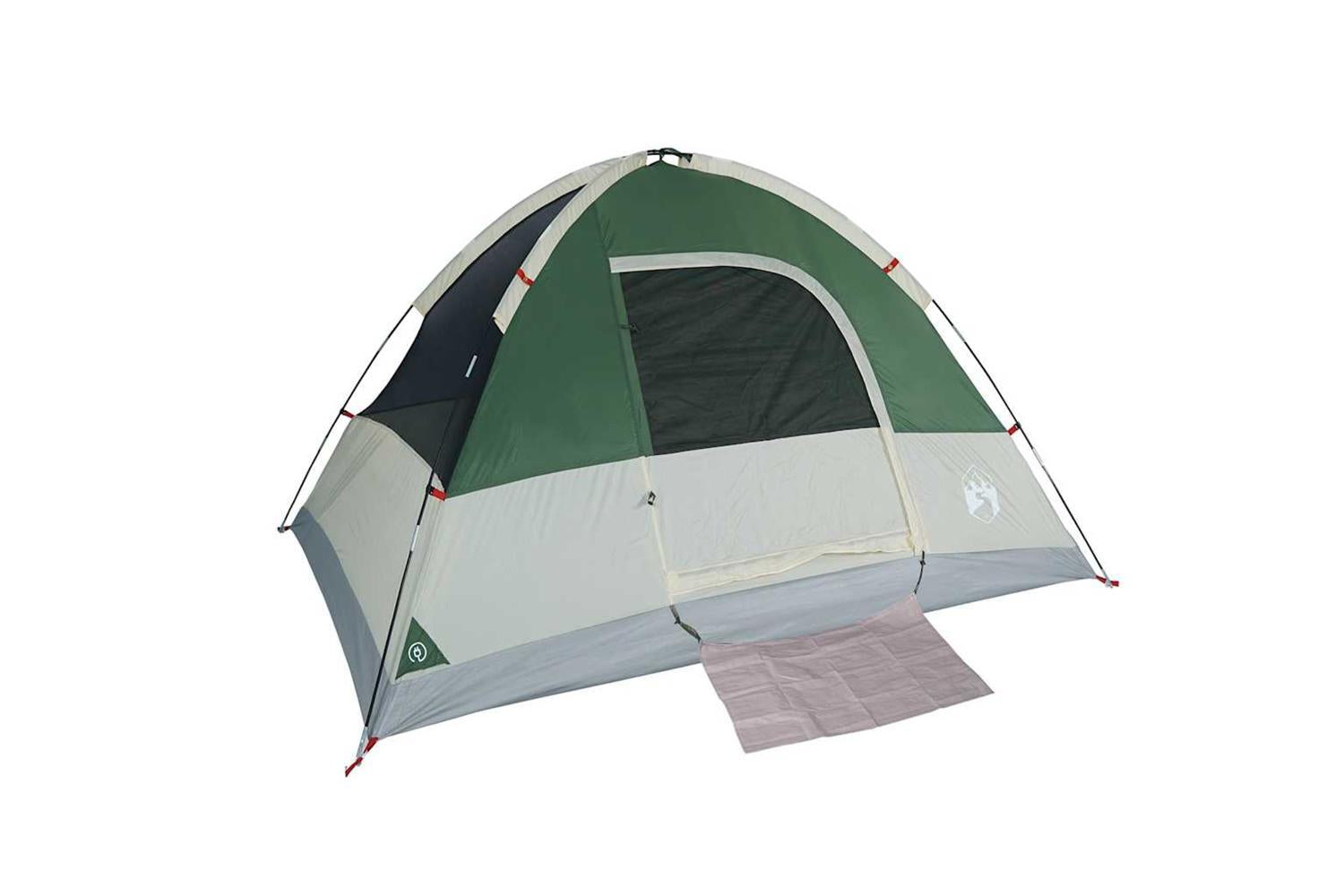 Vidaxl Camping Tent Dome 3-person Green Waterproof-6