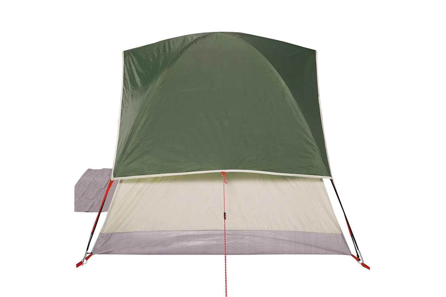 Vidaxl Camping Tent Dome 3-person Green Waterproof-10