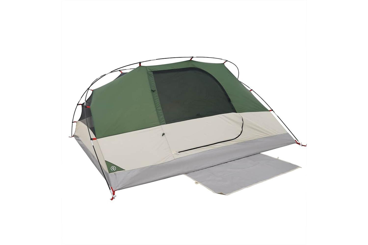 Vidaxl Camping Tent Dome 4-person Green Waterproof-8