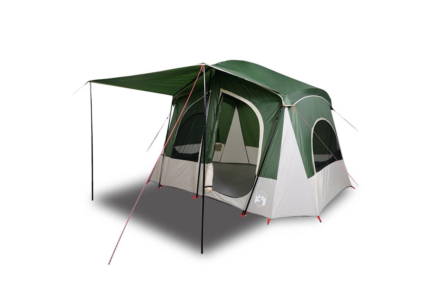 Vidaxl Camping Tent Cabin 5-person Green Waterproof-2