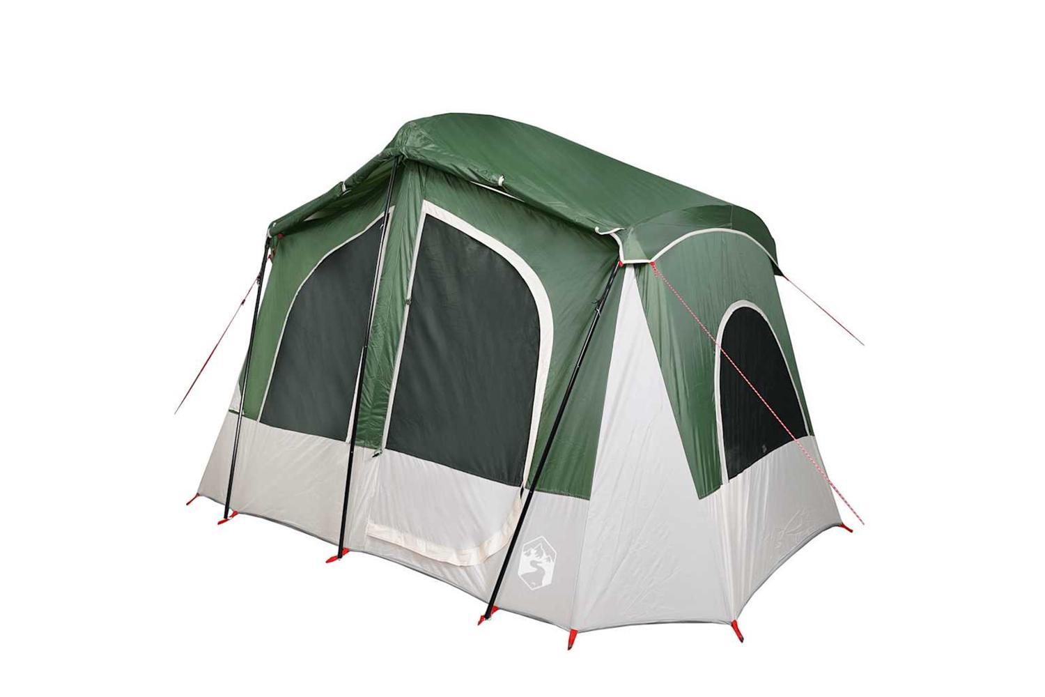 Vidaxl Camping Tent Cabin 5-person Green Waterproof-6